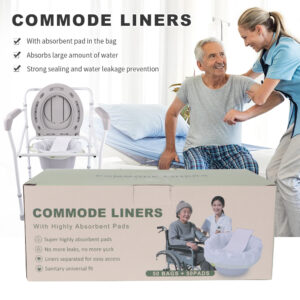 Boxed Disposable Bedpan Liners with Absorbent Pads