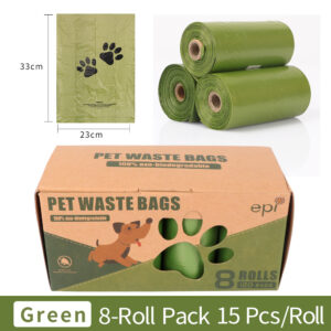 8‑Roll Oxo‑Biodegradable Pet Waste Bags