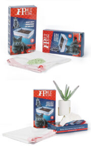 Drawstring Cat Litter Box Liners, LDPE